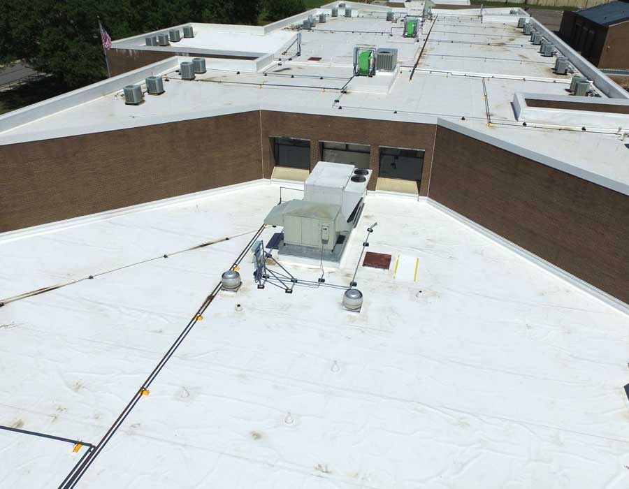NLR Middle School Roofing Project - 10