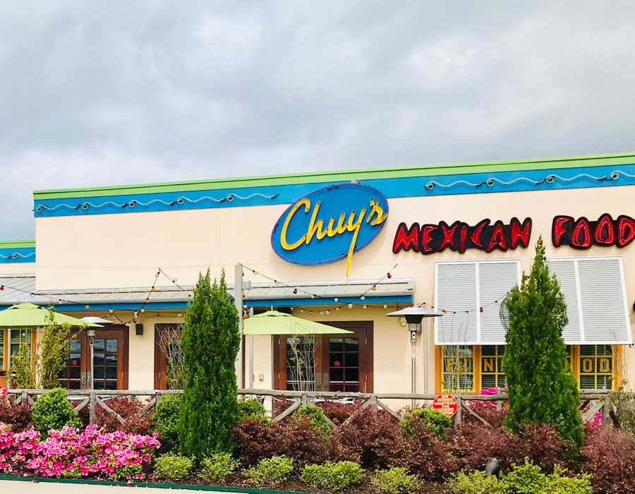 Frontal view of Chuy's Restaurant