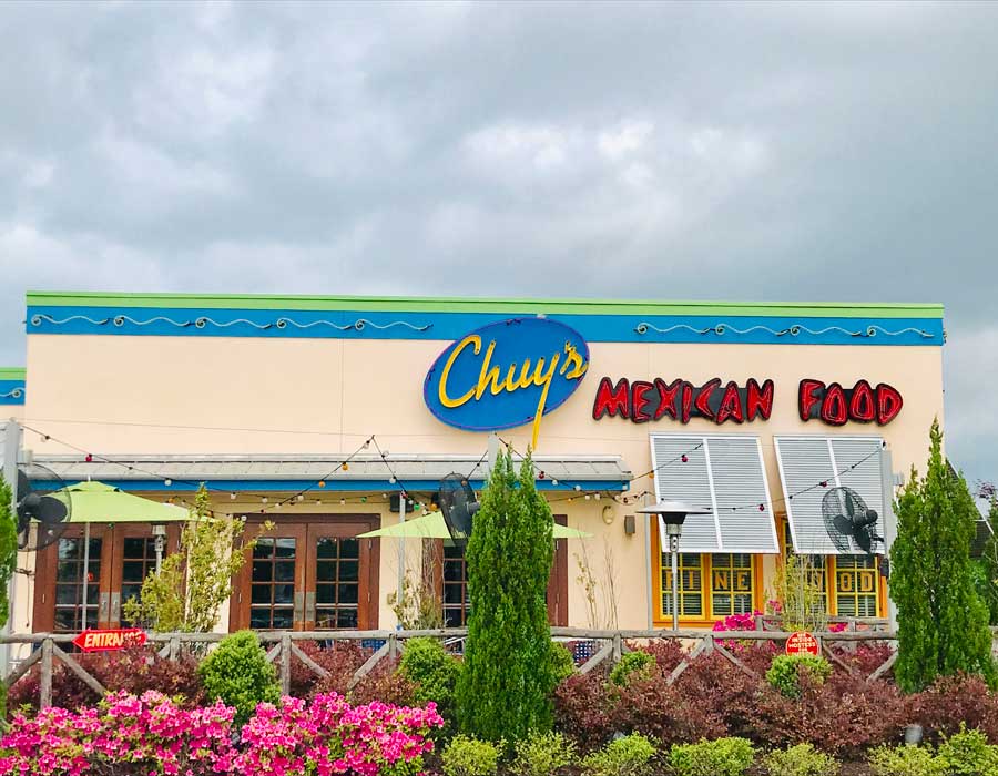 Frontal view of Chuy's Restaurant