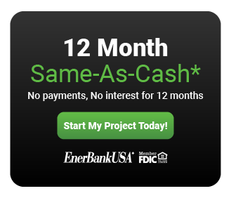 EnerBank offers 12 month financing with no payments or interest for 12 months